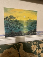 Sea Coast Oil Painting