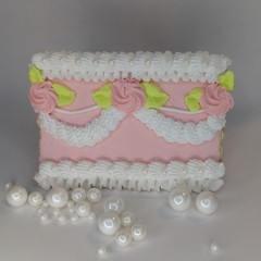 ACEO Original 3D vintage piped cake Cakeceo #6 of 9 Thee Ash
