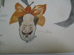 ANTIQUE PAINTING PORTRAIT ORIENTALIST OLD MILITARY POLITICS ILLUSTRATION 1899