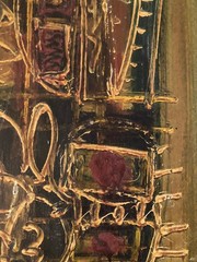 Beautiful Oil Painting On Abstract Panel To Identify Lyrical Abstraction 1970