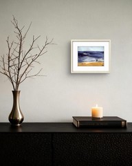 Beach 6×4 Watercolor Painting Landscape Paper Art Home Decor