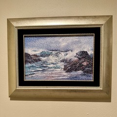 Violet Parkhurst Endless Seas Signed Print Canvas Artist Proof 15/50 COA Framed