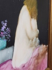 Borys Buzkij Framed Oil Painting on Board – Mother & Child 10.5″ X 13.5″