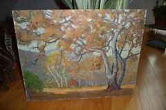 Vintage California Landscape Painting by Harvey B. Coleman Oil Impressionist