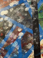 Geo’s Metric Explosion (New) 24x24x1.5 in. Gallery Wrapped Canvas Painting