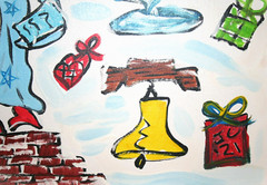 AMERICAN CHRISTMAS LIBERTY WHITE HOUSE Jr CHARLIE FAST OUTSIDER FOLK POP ART USA