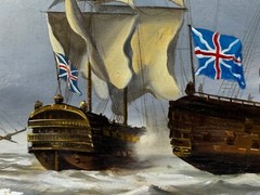 Epic Battle of Quiberon Bay 1759 Admiral Hawke Victory vs French Conflans Fleet