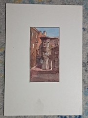 Vintage Watercolor Signed By Austrian Painter Joseph Ritter Malerwinkel Austria