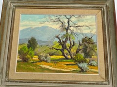 DARWIN DUNCAN PAINTING EARLY CALIFORNIA LANDSCAPE IMPRESSIONISM LISTED FAMOUS