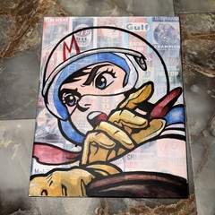 Speed Racer Painting 15.5” X 19.5”