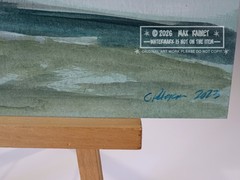 Tree by the Sea Ventura 2023 C Peterson * Orig OIL Painting * Landscape Seascape