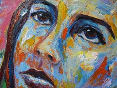 ORIGINAL 30×24″ OIL█PAINTING█REALISTIC GIRL█ART SIGNED FEMALE PORTRAIT WOMAN POP