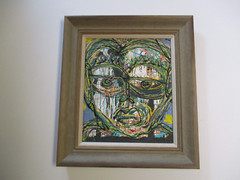 TSS PAINTING CONTEMPORARY MODERNIST ABSTRACT SURREALIST EXPRESSIONIST 17 INCHES