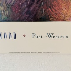 Mary Silverwood High Desert Post Western Gallery Santa Fe Print Poster 26×32”
