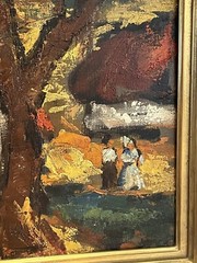 Henri D’Anty French Modernist School Of Paris Oil Painting Mid 20th C.