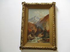 1920’S ANTIQUE OIL PAINTING AMERICAN PLEIN AIR LANDSCAPE IMPRESSIONISM MOUNTAINS