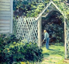 Michael Stoffa (Czech,MA,1923-2001) oil painting 132753