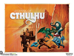 Ken Kelly Original Art: Legends of Cthulhu Cover Art Oil Painting