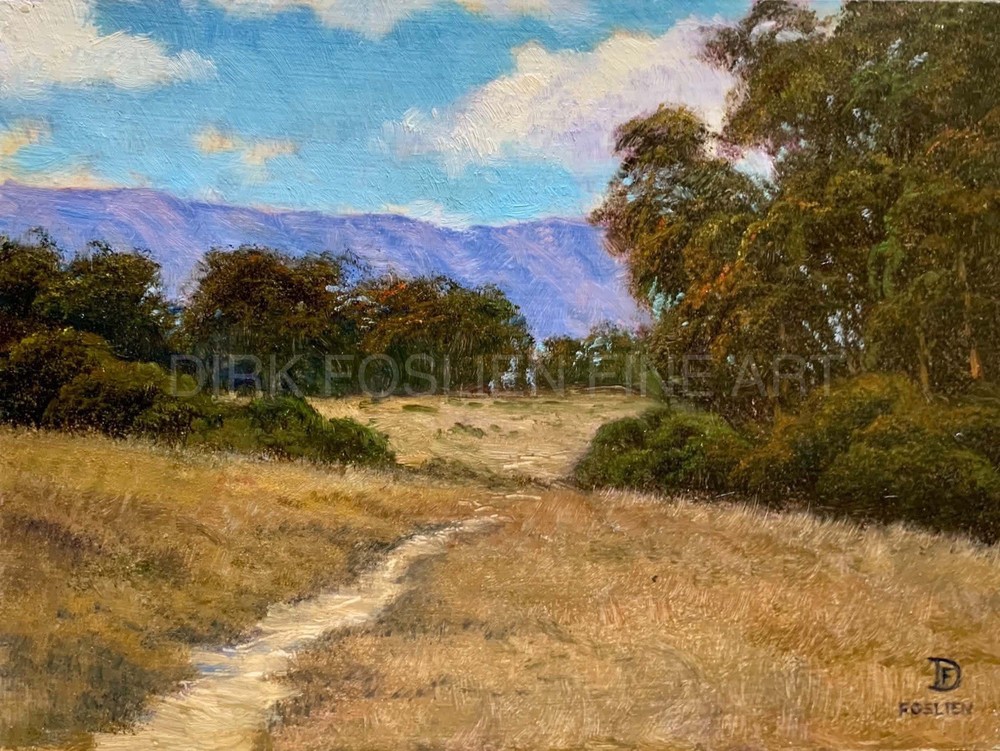 Dirk Foslien Oil painting “Elwood Reserve” 6”x8” (no Frame)