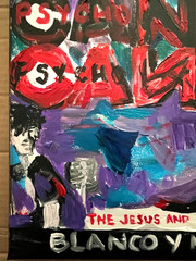 Contemporary Art Original Painting 12×12 Neoexpressionist 1980s PostPunk Gen X