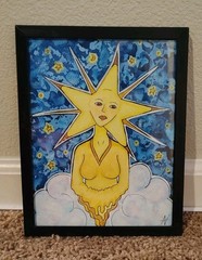 „Star Girl“ – Original Painting (approx 9×7 inches) – watercolor