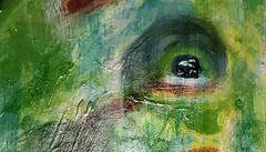 „Deep Sea Bubbles“ Original Fish Canvas Painting
