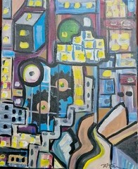 The Complex, Acrylic Painting – 16×20 Hand Painted Artwork on Canvas