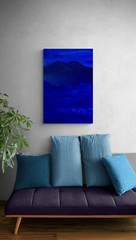 Notturno #8# Mixed Media Artwork by Maria Lacinque cm 59×80 Vesuvio, Napoli
