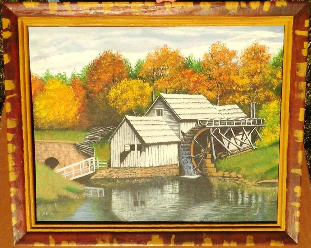 Mabry Mill, VA Oil Painting by Donnie Pauline Mullenax of Preston County, WV
