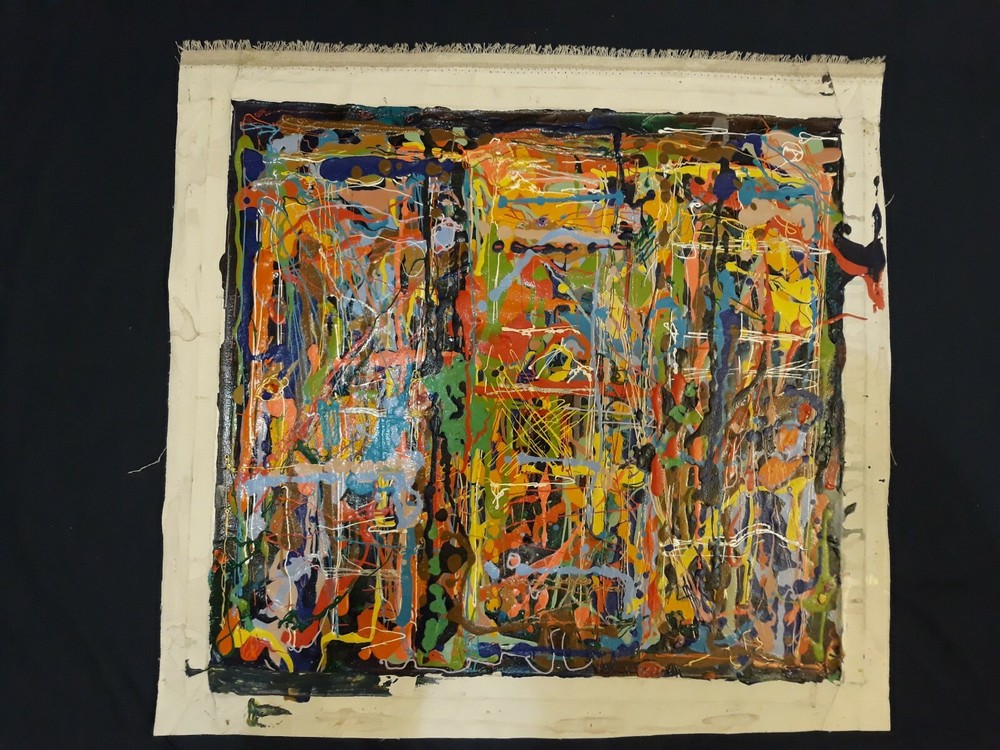 Russian Expressionism painting. Signed Petr Nemchinov. Acrylic on canvas. 2014