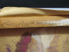 Gloria Circulated Old Oil Painting Avant Garde Expressionism Abstraction