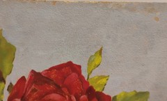 VTG 1940 Floral Flowers Still Life Oil Painting on Board Unframed 12X20