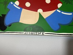 One Of A Kind Burger Babie One Of A Kind Canvas Painting!! -ADDELINE-