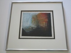 JUDITH HEBREW SIGNED ABSTRACT DRAWING MODERNIST EXPRESSIONISM NON OBJECTIVE