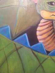 Baby Dragon 9×12 Canvas Paper