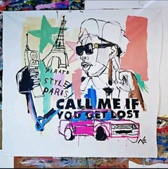 Painting Manuel Mané | „Tyler“ | XXL unique 1/1 | 150x150cm