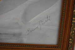 Vtg 1990’s Original Signed Carmen Girata Basket With Fruits Oil Painting 20X16