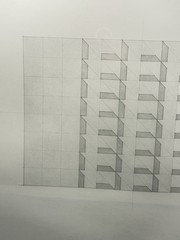 Mary Dill Henry Graphite Pencil Drawing Modernist Signed Northwest Mystic