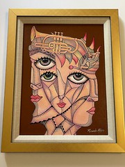 Ricardo Maya Original Painting Authentic Cuban Modernist Nicaragua Abstract 16″