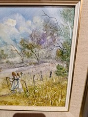 Lucette DaLozzo oil painting Signed W44cm * W42cm