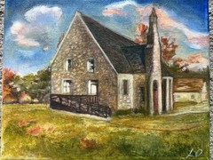 Original Landscape Oil Painting 8×10 Oil On Canvas Panel