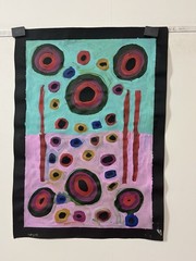 Sharon Porter Napangardi 💕💕Aboriginal Art COA Supplied 97cm X 59cm. SPJO-2