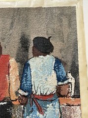 Peter Sibek Painting South Africa Modernist Impressionist Vendor Portrait Listed
