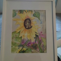 watercolor paintings original framed