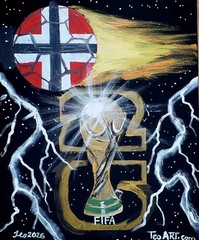 2026 FIFA WORLD CUP SOCCER ART TEAM NORWAY