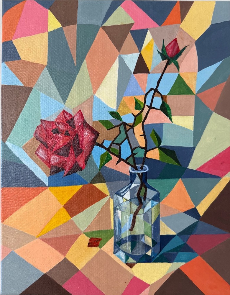original fine art paintings, sign by artist, acrylic painting