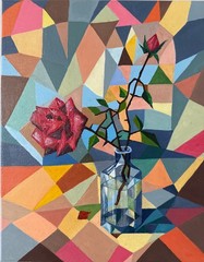 original fine art paintings, sign by artist, acrylic painting