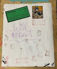WILL STREET original painting 11×14/ richie rich gengar pokemon Picasso banksy