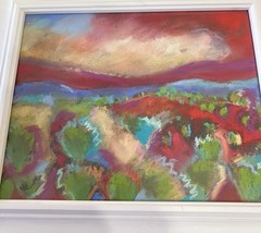 Southwest Hillside “An Original Pastel Painting 10”x13”Original Framed