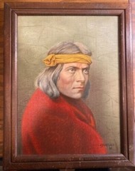 Oil Painting – Canvas & Masonite 1985 – The Half Breed Artist: Harry Beukelaer